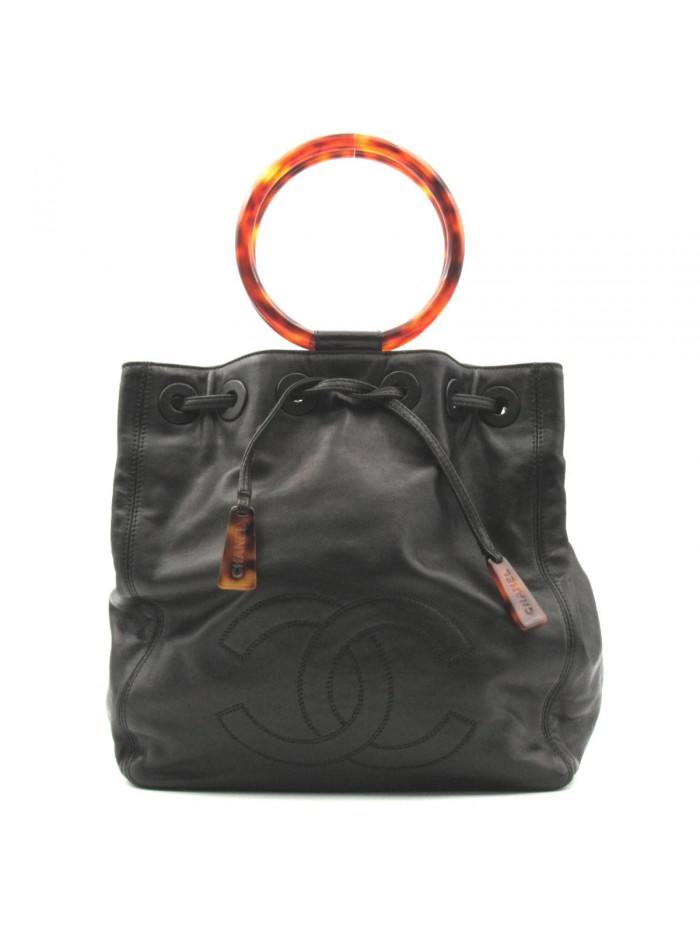 CC Drawstring Ring Handle Bag