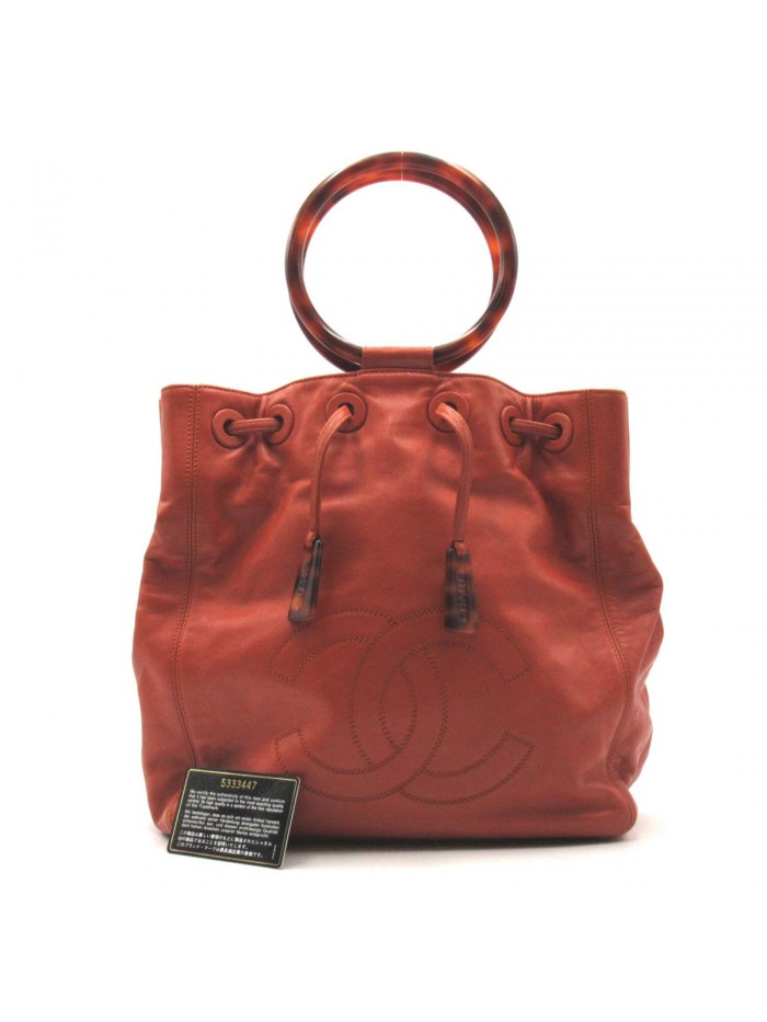 CC Drawstring Ring Handle Bag