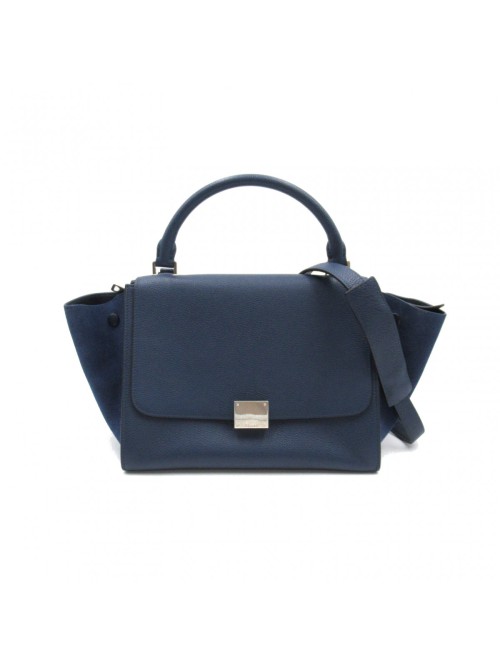 Trapeze Leather Shoulder Bag