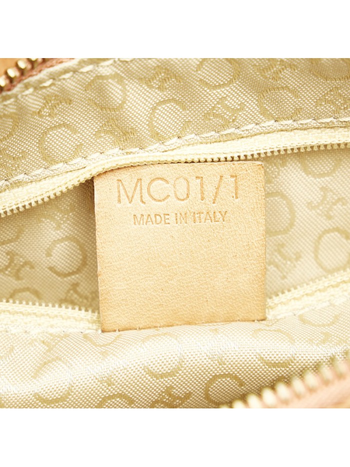 C Macadam Suede Shoulder Bag