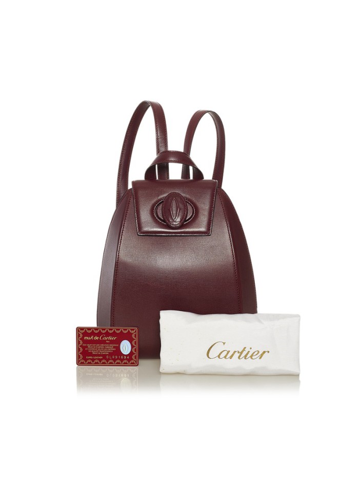 Must De Cartier Leather Backpack