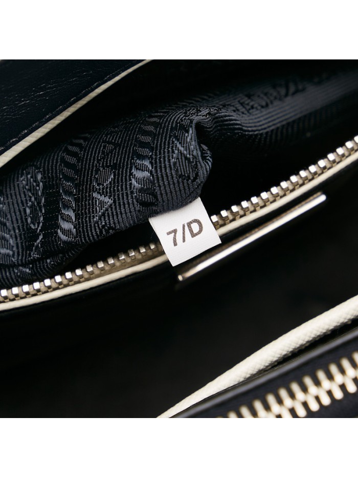 Saffiano Galleria Striped Handbag