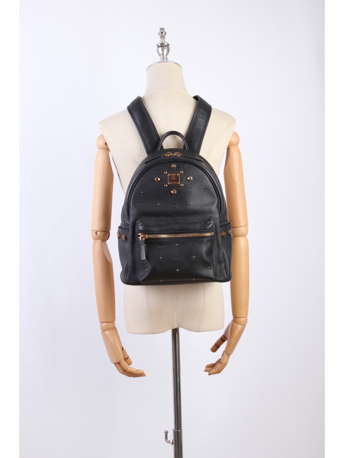 Studded Leather Backpack