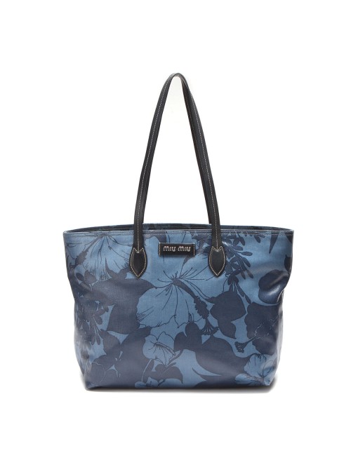 Floral Print Tote Bag